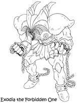 coloriage yugioh exodia